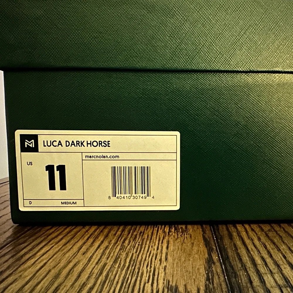 Marc Nolan Luca Horsehair Lug Derby Shoes Sz 11 - Picture 5 of 6